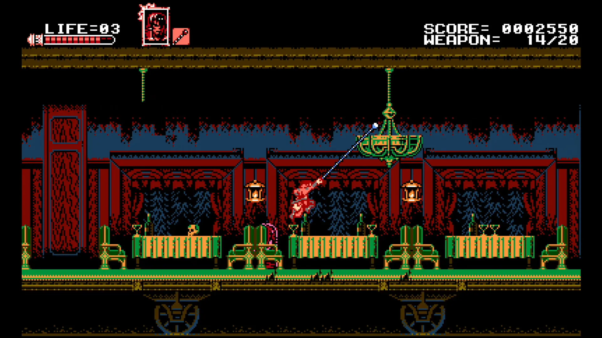 Bloodstained: Curse of the Moon スクリーンショット 1